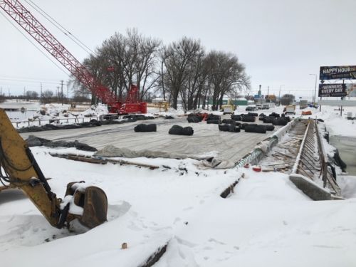 UPDATE: Highway 212 bridge deck in Watertown poured; will re-open later this month  (Audio)