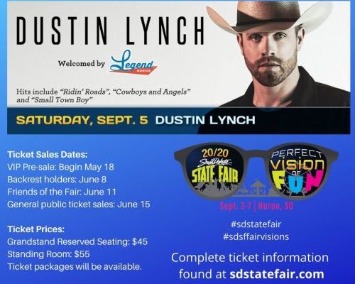 South Dakota State Fair makes another concert announcement  (Audio)