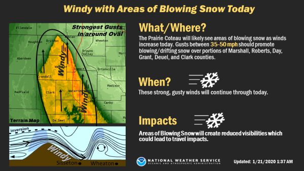 Winter Weather Advisory posted for northeast South Dakota (Audio)