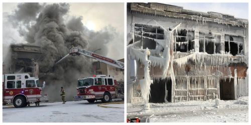 One year ago today: Fire destroys building in downtown Watertown  (Audio)