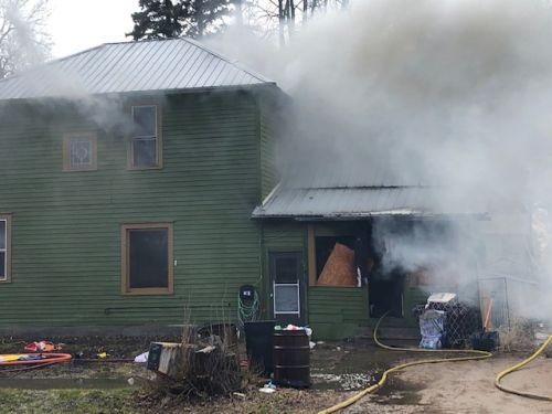BREAKING: Tuesday afternoon fire guts home in Henry  (Audio)