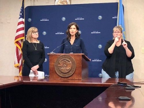 Noem: Beadle County “on the verge of community spread” of COVID-19  (Audio)