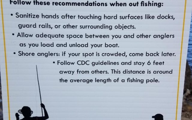 South Dakota anglers being asked to practice social distancing