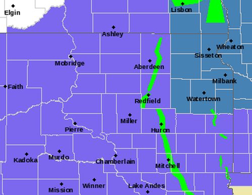 A taste of winter in early April; Winter Storm Watch posted for northeast SD (Audio)
