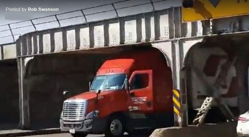 Pierre bridge continues to take a beating from semi trucks