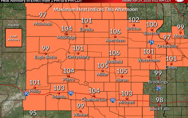 Dangerous heat and humidity expected to begin the week  (Audio)