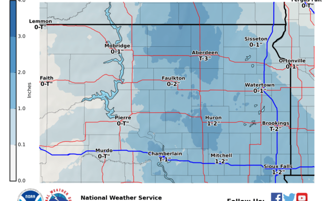 Light snow amounts expected in region tonight, Wednesday  (Audio)