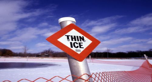 Man dies when vehicle crashes through ice on northern Minnesota lake