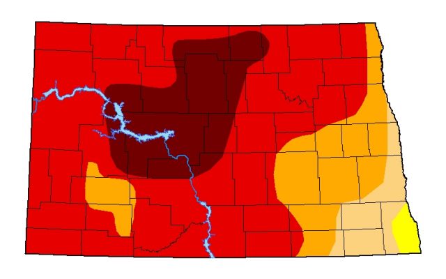 Federal officials tour drought-stricken North Dakota