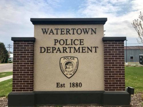 Watertown PD given an award from South Dakota National Guard