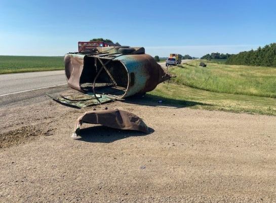NEW: Hayti man injured when pickup, cattle trailer crash on U.S. Highway 81