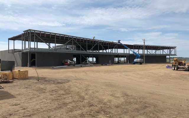 Walls about to go up at new Watertown Regional Airport terminal  (Audio)