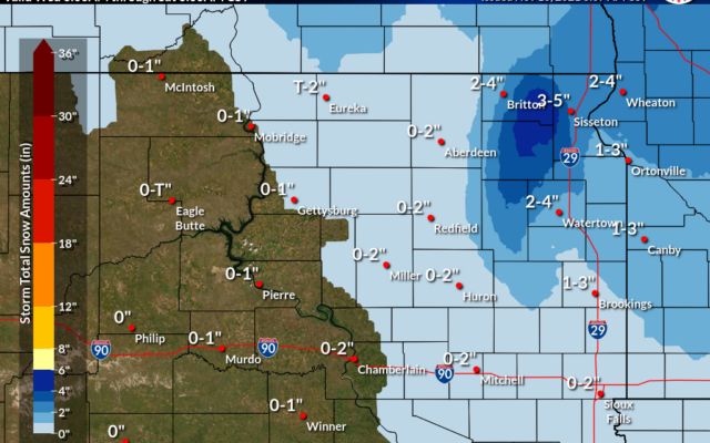 Winter Storm Watch posted for northeast South Dakota; blizzard conditions possible (Audio)