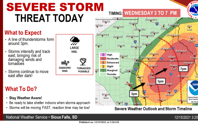 Historic severe weather breakout possible in Upper Midwest today  (Audio)