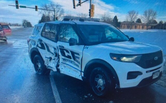 UPDATE: Watertown police squad car heavily damaged in crash; officer facing disciplinary action