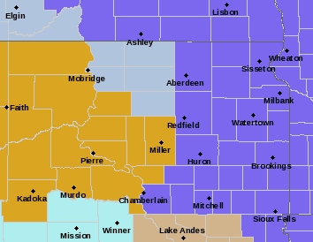 Light snow, strong winds could impact travel in northeast South Dakota Tuesday  (Audio)