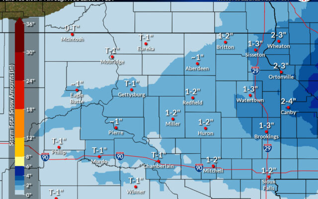 More snow and blowing snow forecast; poor travel conditions expected (Audio)