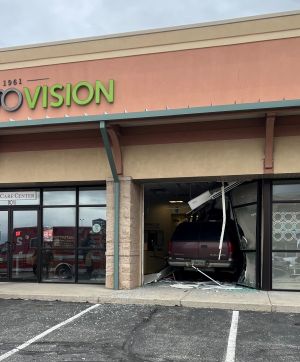 Weekend crash destroys Watertown storefront