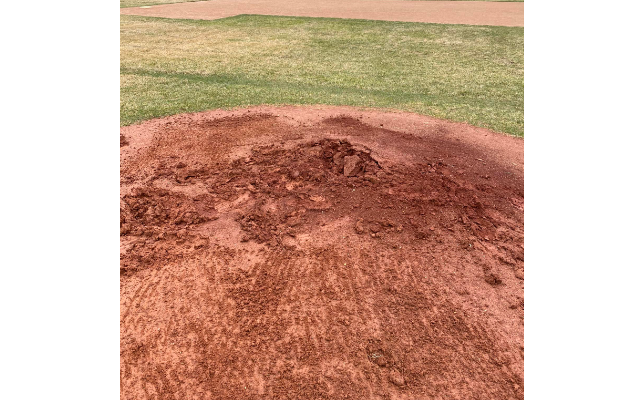 UPDATE: Pitchers mound damaged in weekend vandalism at Watertown Stadium