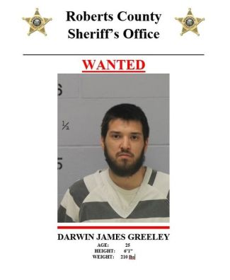 Arrest warrant issued following high speed pursuit in Roberts County