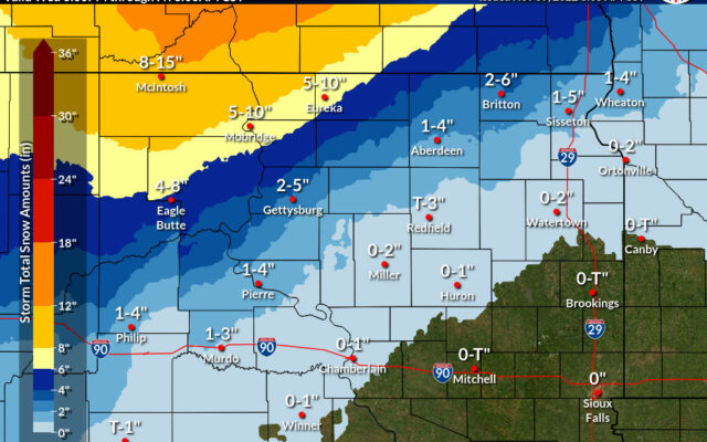Winter storm takes aim on South Dakota  (Audio)