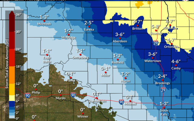 More snow, wind forecast for the weekend  (Audio)