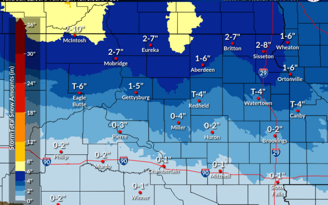 More snow in our forecast Sunday and Monday  (Audio)