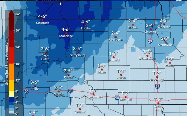 First of three weather systems moves into South Dakota today  (Audio)
