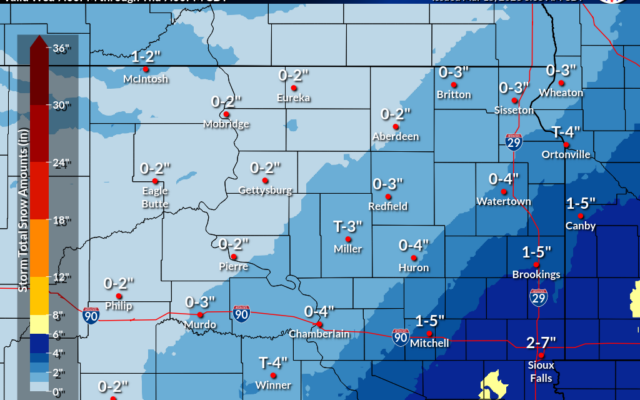 Winter Storm Watch posted for southeast South Dakota  (Audio)