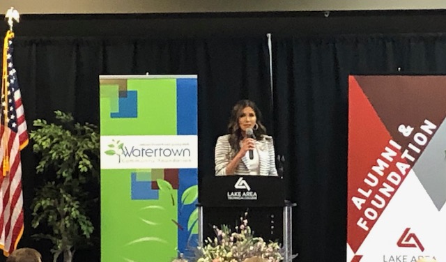 Governor Noem delivers keynote speech at LATC luncheon  (Audio)