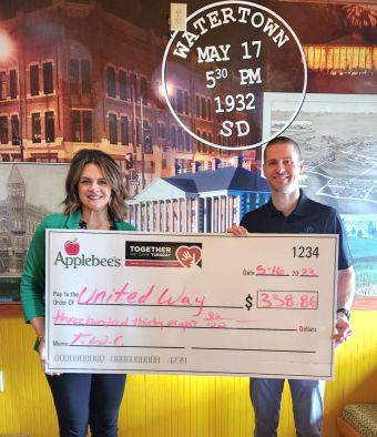 Watertown Area United Way partners with Applebee’s for Fundraiser
