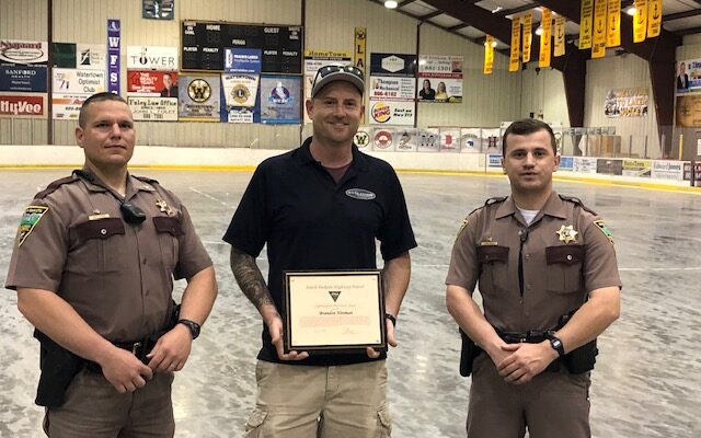 Watertown’s Brandon Henman honored for his heroic, life saving action
