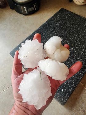 NWS provides recap of supercell storms that dropped large hail