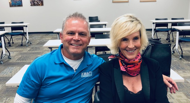 Erin Brockovich visits with KWAT’s Mike Tanner during visit to Watertown (Audio)