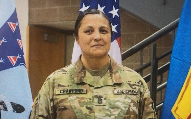 Promise Crawford is the South Dakota Army National Guard’s first female Native American Sergeant Major