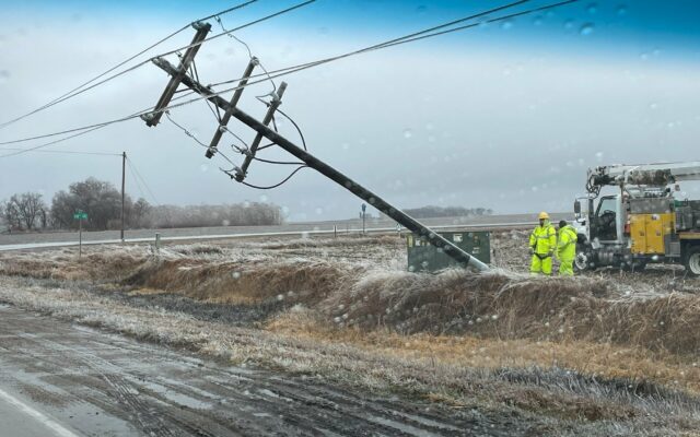 High plains states dealing with impacts of snow and ice storm  (Audio)