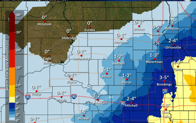 Storm system to impact eastern South Dakota this week  (Audio)