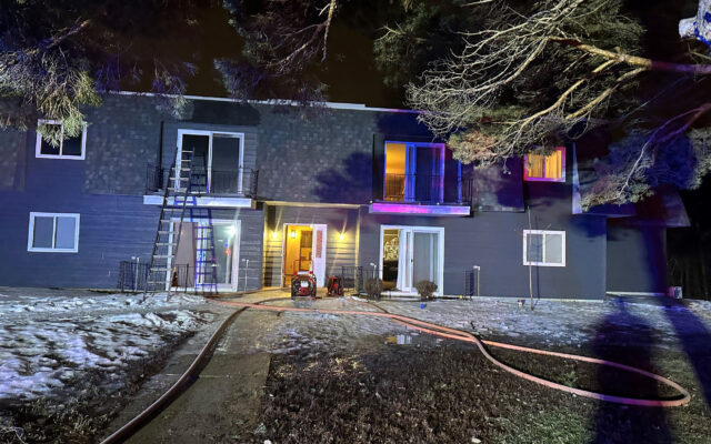 Four plex apartment building in Watertown damaged by fire