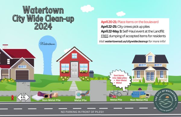 Watertown announces days for annual City Wide Clean Up Week